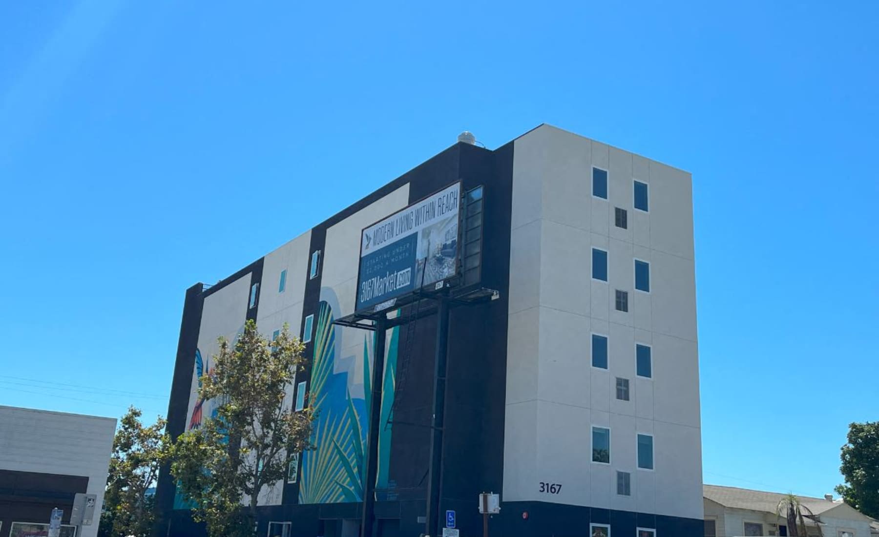 Exterior of 3167 Market in Grant Hill, San Diego